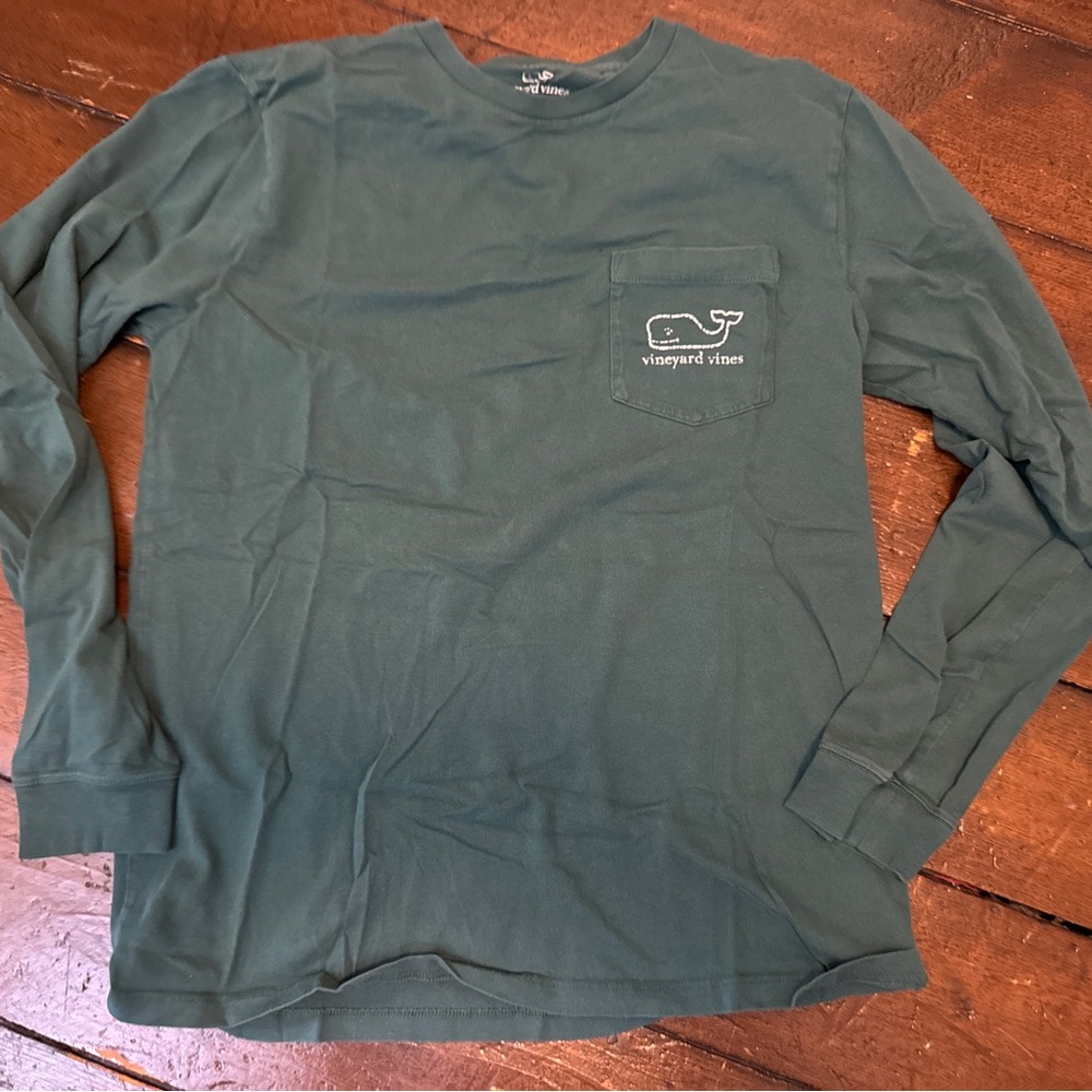 Vineyard Vines Green Cotton Shirt